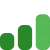 Green bar chart icon representing business results and performance growth.