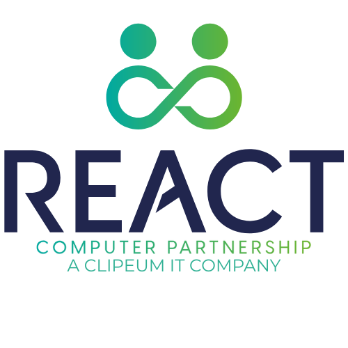 REACT Computer Partnership Logo