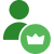 Green specialist icon representing cybersecurity experts, managed IT support and trusted technical guidance.